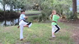 Blue Belt Form - Ty Han & Olivia Terry - Carolina Karate