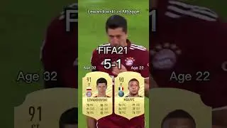 Robert Lewandowski vs Kylian Mbappe【FIFA OVR Compilation】レヴァンドフスキvsエムバペ