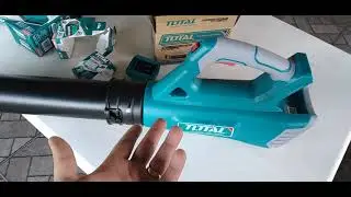 UNBOXING Sopladora de hojas TOTAL TABLI2002. Util para limpiar las hojas secas del jardín.