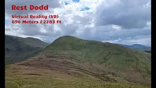Rest Dodd Virtual Reality (VR). One of the Wainwright Fells in the Lake District.