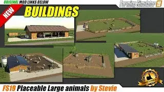 FS19 | PLACEABLE Large Animals by Stevie - review