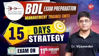 BDL exam on 11th Jan 2026 | 15 Days strategy for CBT