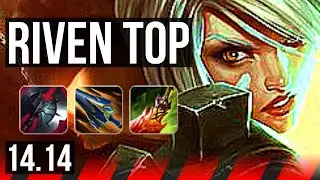 RIVEN vs MORDEKAISER (TOP) | Rank 4 Riven, 9 solo kills | JP Grandmaster | 14.14