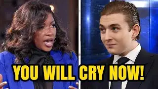 Barron Trump Mocked Jasmine Crockett — Her Calm Response Left Him Begging on Live TV!
