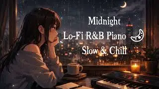 Midnight Lo Fi R&B Piano 🌙 Slow & Chill