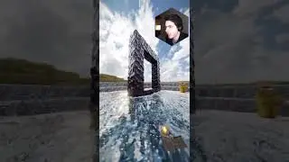How to create a black hole in minecraft #minecraft #block #blockworld #viral #builds #house