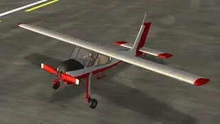 Airplane Flight Pilot Simulator | PZL-104 Wilga
