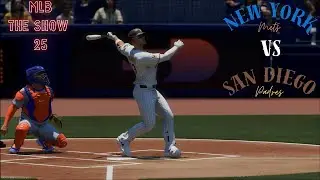 4K/MLB The Show 25-New York Mets VS San Diego Padres/GAMEPLAY-PS5
