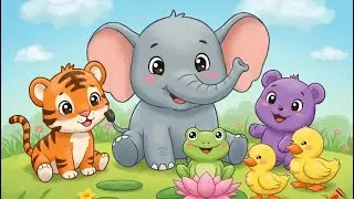 🎶 Zoo Animals Play Games & Sing Songs 🐯🦁 | Fun Kids Video