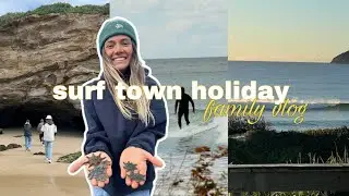 surf, starfish and shell hunting | Australia vlog | simple living
