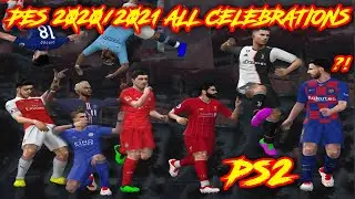 PES 2020/2021 PS2 ALL CELEBRATIONS - Ronaldo, Messi, Salah, Neymar, Lewandowski, Pogba and more !