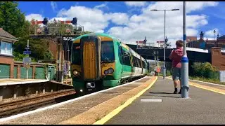 *NEWLY REFURBISHED* Southern 377406 rolls into Hastings on 1F33 (Ore - London Victoria) 12/6/2021!