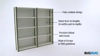Modular Industrial Shelving System - BiGDUG