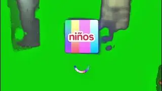 Netflix ni&ntilde;os logo green screen