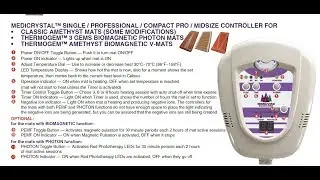 Big White Controller for MediCrystal&trade; ThermoGem&trade; 3 Gems Bio Magnetic Photon Mats