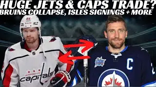 Huge NHL Trade - Jets & Caps? Bruins & Avs Eliminated, Isles Sign Fasching + Snoop Dogg Buying Sens?