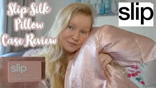 SLIP SILK PILLOW CASE REVIEW / &pound;85 SILK PILLOW CASW REVIEW / comparing with cheaper silk pillow case