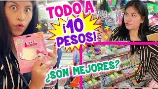 Compro TODO EL SLIME de 10 Pesos😱 &iquest;Es Original? &iquest;ESTABA PODRIDO? 🤢 &iquest;SE ESTIRAN M&Aacute;S? | CONNY MERLIN
