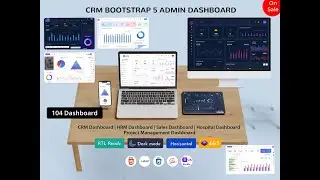CRMi Admin - CRM Platform Admin Template With Dashboard Design