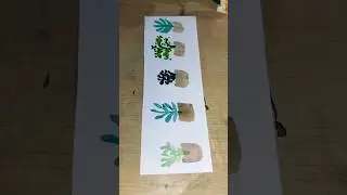 Beautiful bookmark painting #paintingtechniques #trendingshorts
