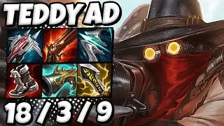 Teddy Jhin vs Ezreal [ ADC ] Patch 12.1 Ranked Korea ✅
