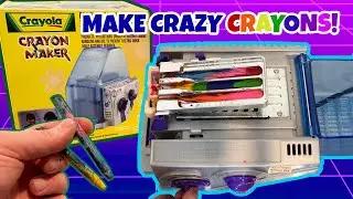 Винтажный набор для изготовления мелков Crayola!!! Игрушки из вашего детства!