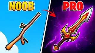 From Noob To Legendary Swordsman In Roblox!