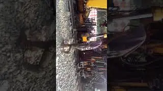 Southern Railway track alignment machine SR Plasser India 08-475 Unimat 4S Thanjavur - Trichy