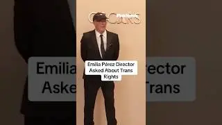 Emilia Perez Director On Trans Rights #shorts #emiliaperez #transgender