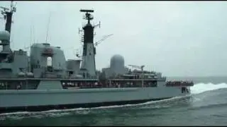 HMS Gloucester Overtaking HMS Richmond