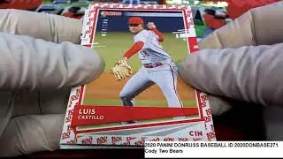 2020 PANINI DONRUSS BASEBALL Cody's Pack Rips ID 2020DONBASE271