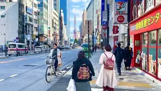 【4K】Roppongi walk - another beautiful day in Tokyo Japan