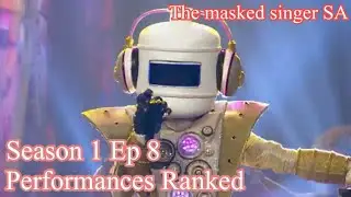 Season 1 Ep 8 Performances ranked (The masked singer SA)