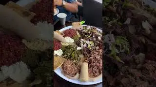 Ethiopian Food Platter #shorts