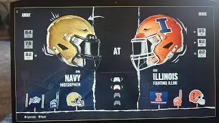 NCAA Football January Madness: 1st Round  #11 Navy at #6 Illinois (Rose Region)