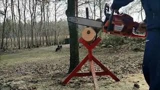 Husqvarna 357XP ported chainsaw cutting walnut husqvarna254xpg@gmail.com