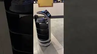 Hotel Delivery BellaBot Robot Delivers food To Room Service #robot #deliveryrobot #hotel #food