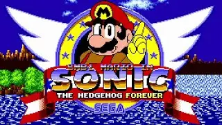 SMB1 Mario in Sonic Forever - Full Longplay with All Chaos Emeralds