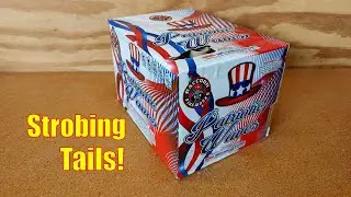 Patriotic Waves (Strobing Tails to Strobe Breaks) Raccoon Fireworks