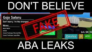 DON'T BELIEVE ABA LEAKS!