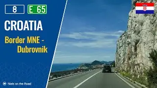 Driving in Croatia: D8 E65 from Montenegro to Dubrovnik