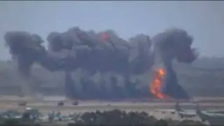 F/A-18 simulated attack