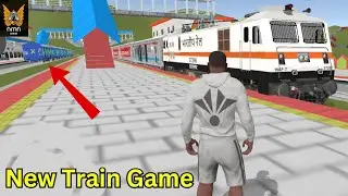 New indian train game 😍| Indian city bike simulator gameplay #newgame #traingame