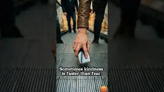 His Phone Fell On The Escalator&hellip; Then Someone Saved It #kindness #humanity