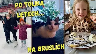 Po tolika letech na bruslích…-  bezva den strávený na ledě s pořádným obědem…