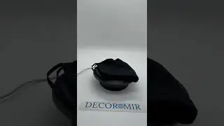 Маска многоразовая для лица Премиум Черная хб DECOROMIR