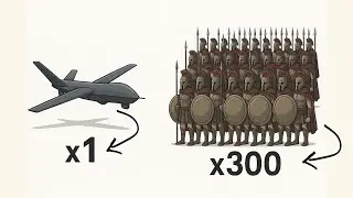 What If a Cyber Warfare Drone Took On the Battle of Thermopylae?