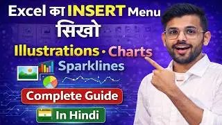 Excel Insert Menu ka Complete Practical Use | Charts & Sparklines