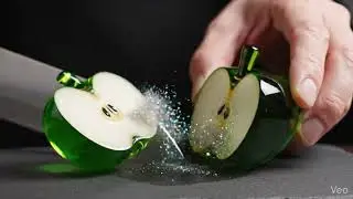 ASMR | Relaxing Video | Satisfying ASMR | Glass Fruit Cutting Video | Watch Till The End |