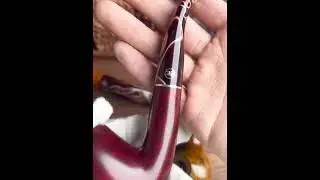 MUXIANG Bent Type Briar Smooth Sherlock Holmes Home Tobacco Pipe #tobaccopipes #briarpipes #handmade